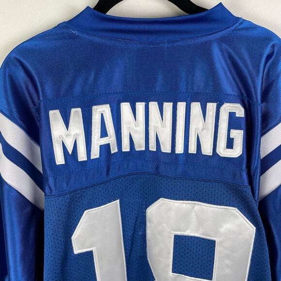 Peyton Manning Indianapolis Colts Super Bowl XLIV Mens Jersey Size 50 Reebok NWT - Picture 10 of 14